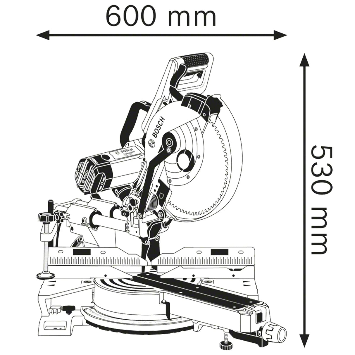 Mașină de tăiere radială Bosch GCM 12 SDE