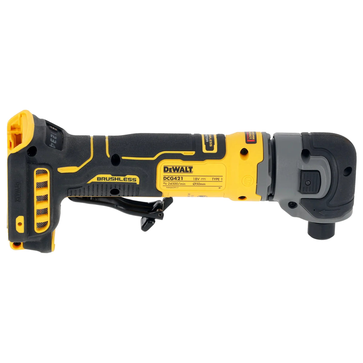 Polizor axial Dewalt DCG421N-XJ 18V