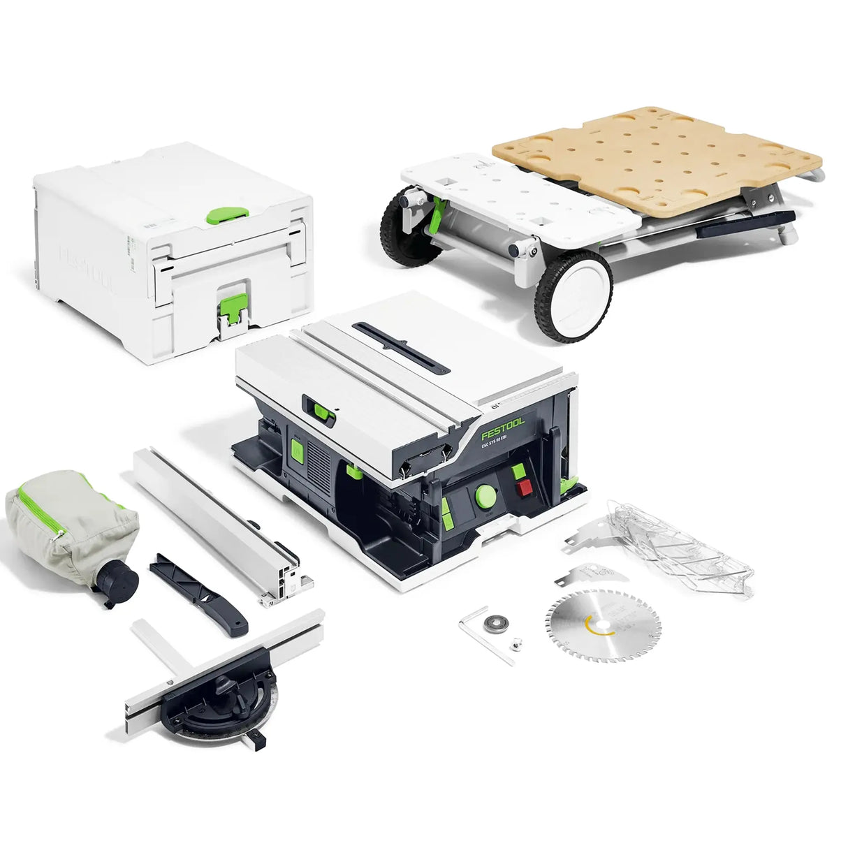 Sega Circolare da Banco Festool CSC SYS 50 EB-Basic-Set 18V