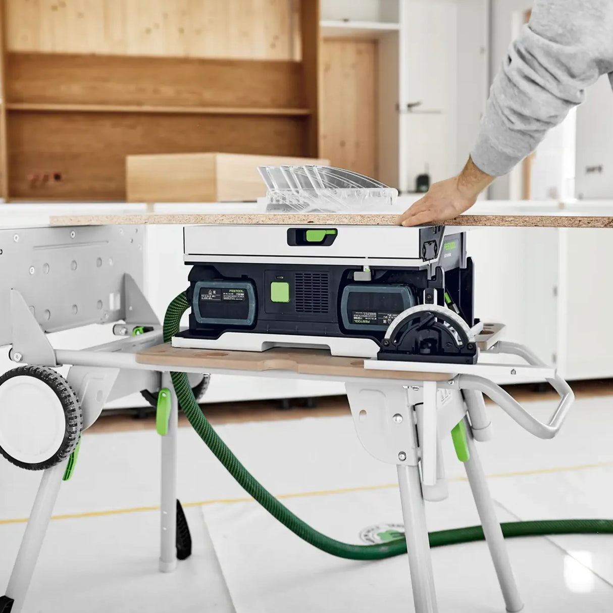 Sega Circolare da Banco Festool CSC SYS 50 EB-Basic-Set 18V