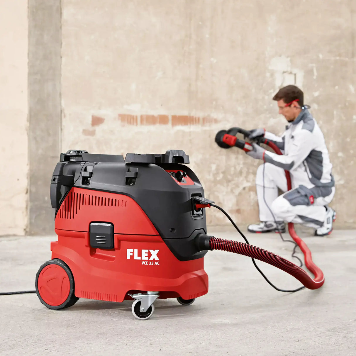 Aspirator șlefuitor Flex Set GE 6 R-EC + VCE 33 M AC + șmirghel