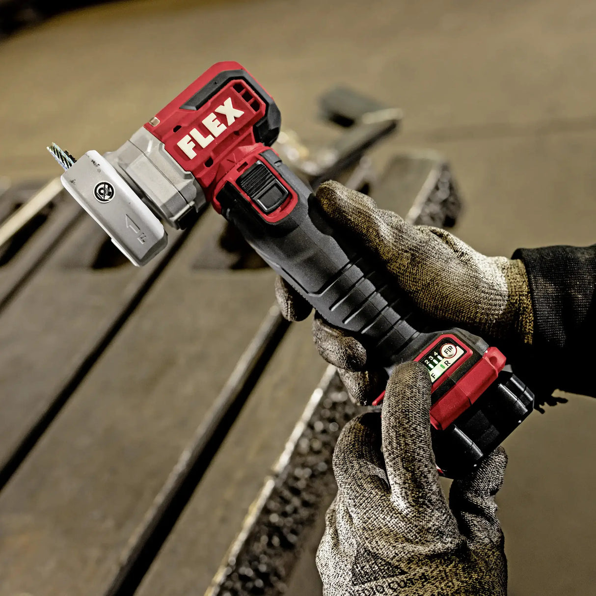 Polizor unghiular Flex LBE 76 12V EC C