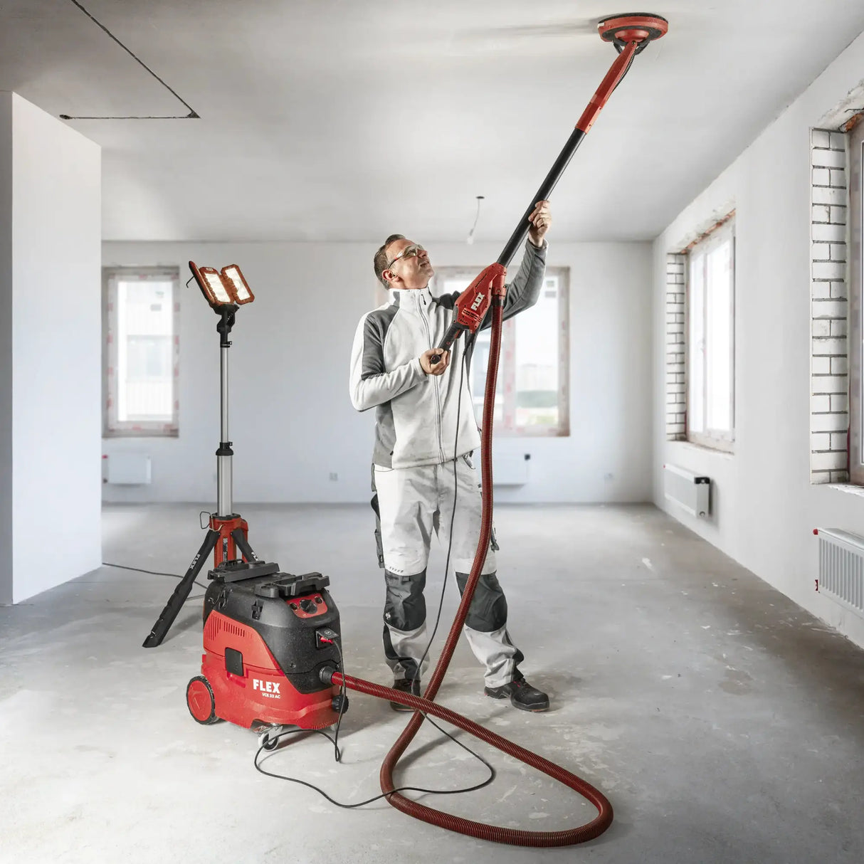 Aspirator șlefuitor Flex Set GE 6 R-EC + VCE 33 M AC + șmirghel