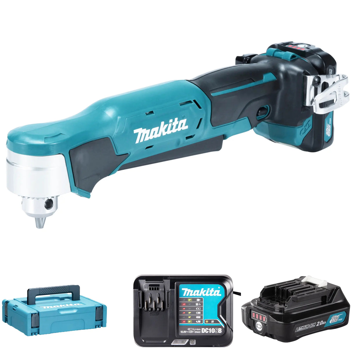 Trapano angolare Makita DA332DSAJ 12V 2Ah