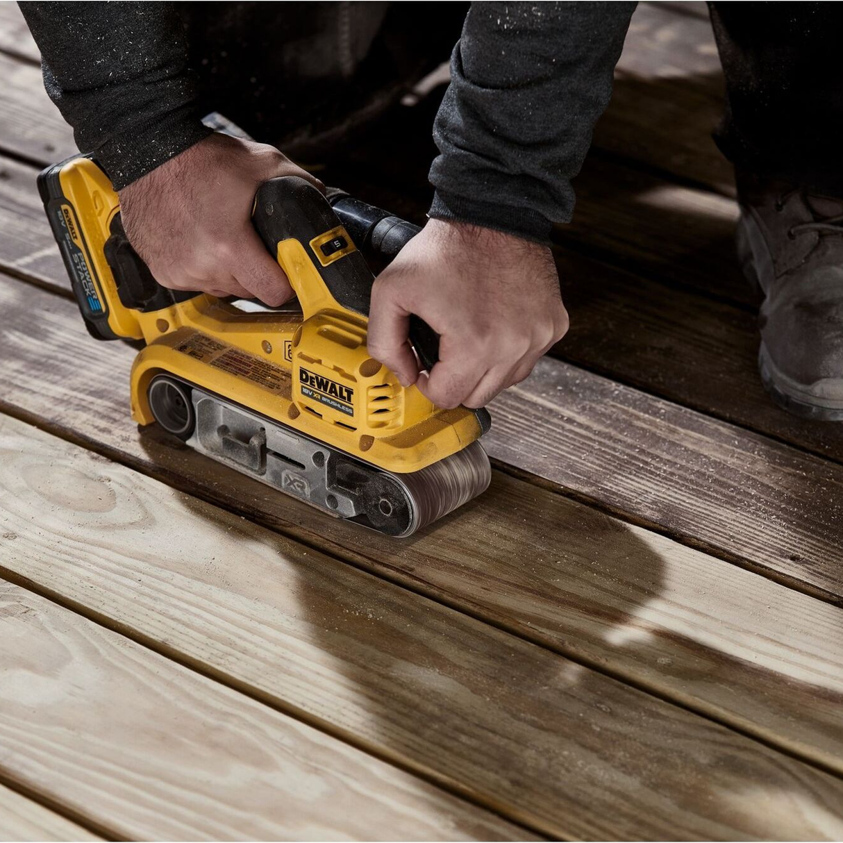 DCW220NT-XJ - Șlefuitor cu bandă Dewalt DCW220NT-XJ 18V - Imaginea 8