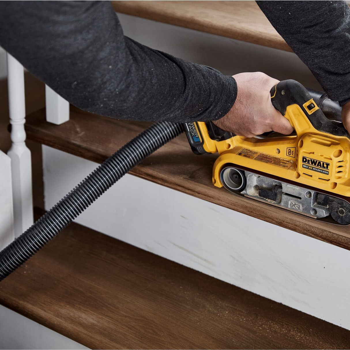 DCW220NT-XJ - Șlefuitor cu bandă Dewalt DCW220NT-XJ 18V - Imaginea 9