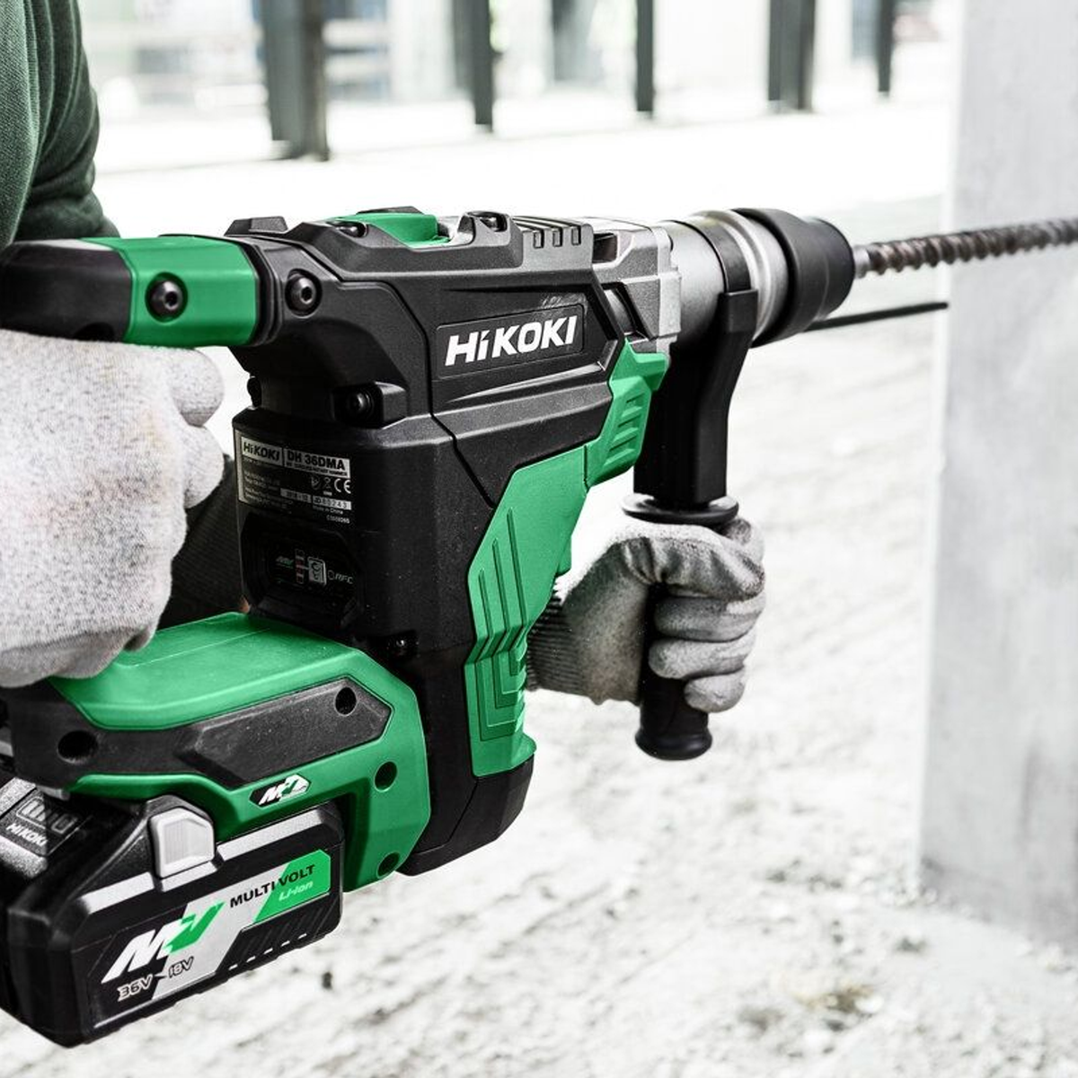 DH36DMAW2Z - Ciocan perforator cu baterie HiKOKI DH36DMAW2Z SDS-Max 36V 7.1J - Imaginea 2
