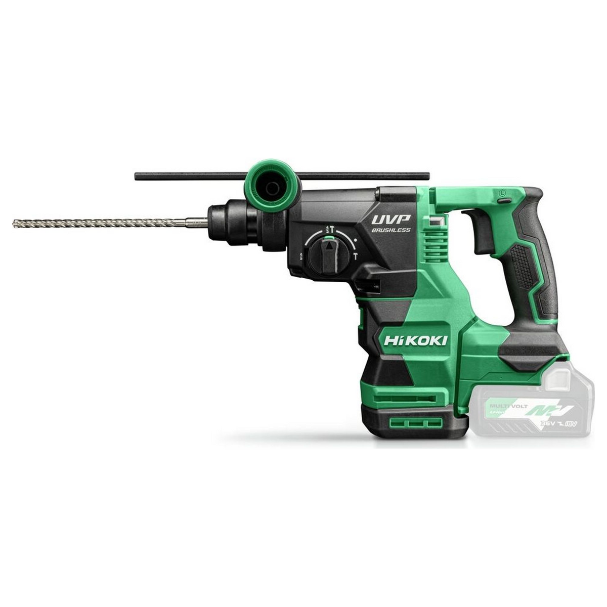 DH3628DAW2Z - Mașină de găurit cu percuție HiKOKI DH3628DAW2Z SDS-Plus cu baterie de 36V