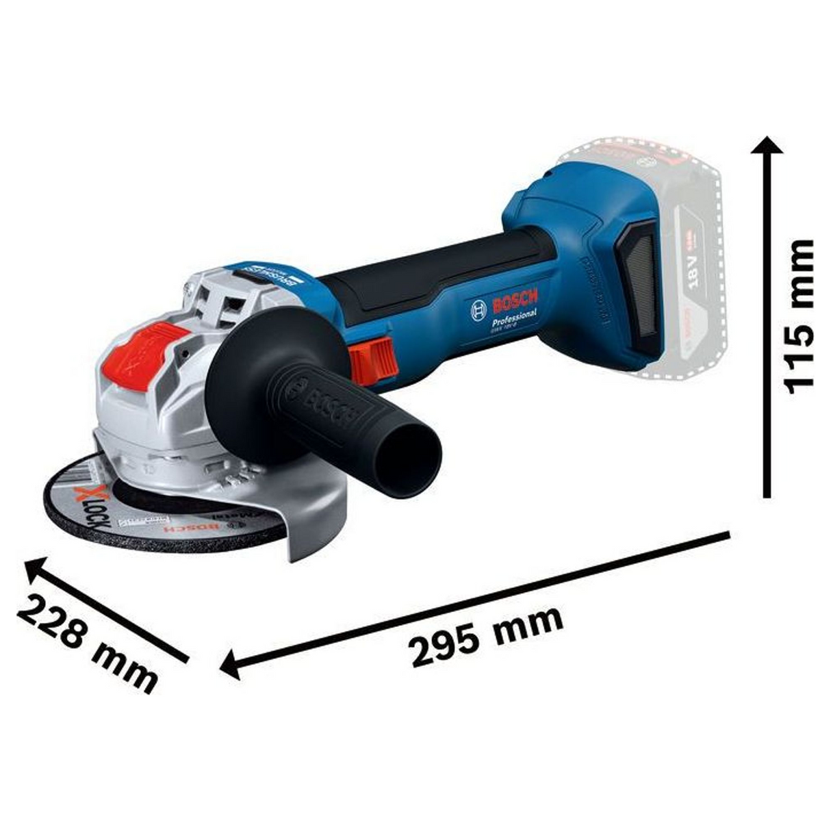 06019N9101 - Râșniță Bosch GWX 18V-8 PRO 18V - Imaginea 20
