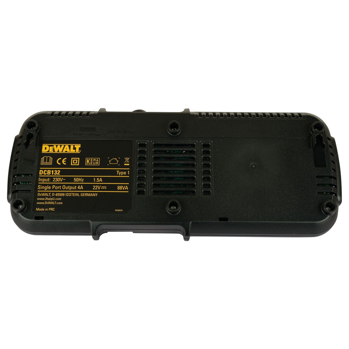 Stazione Caricabatterie Dewalt DCB132-QW 18/54V 4A