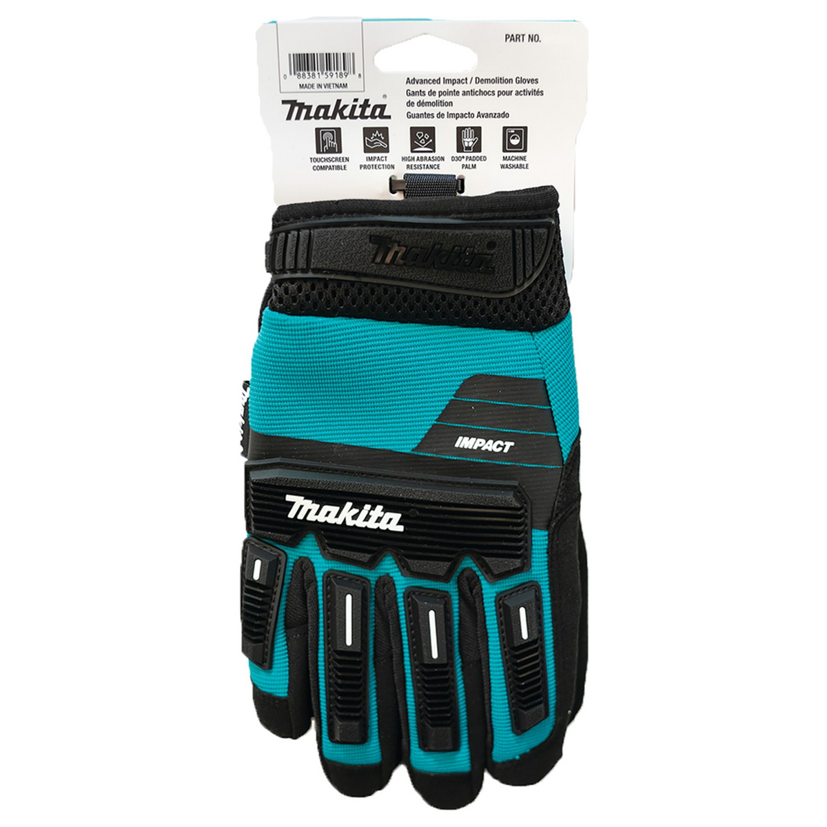 P-84573 - Mănuși de demolare rezistente la șocuri Makita P-84573 Mărimea L - Imaginea 4