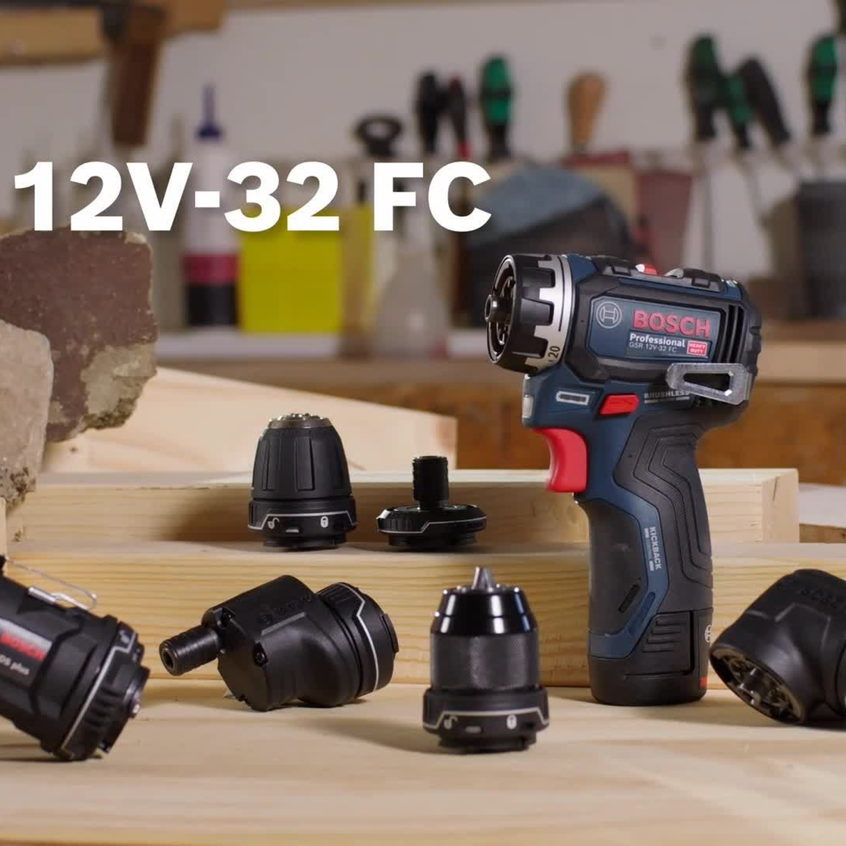 06019N7102 - Mașină de găurit Bosch GSR 12V-32 FC PRO 12V - Imaginea 11