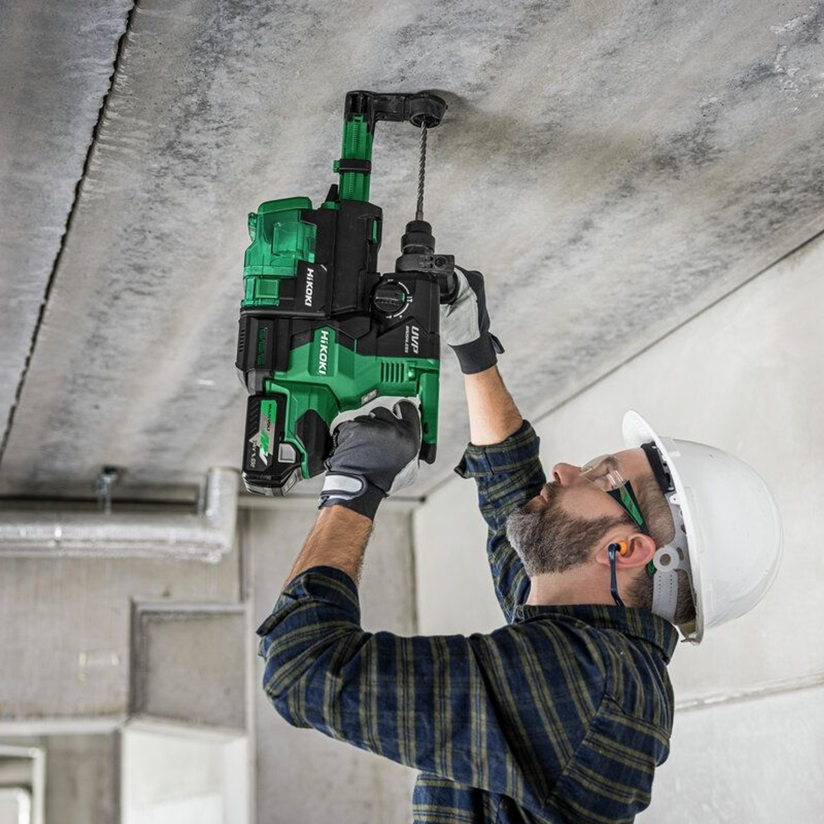 DH3628DAWRZ - Tassellatore a Batteria SDS-Plus HiKOKI DH3628DAWRZ 36V - Immagine 4