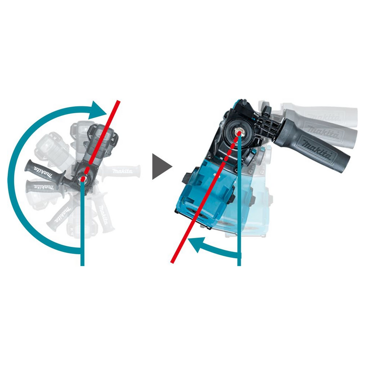 HR011GZ01 - Ciocan perforator Makita HR011GZ01 40V - Imaginea 20