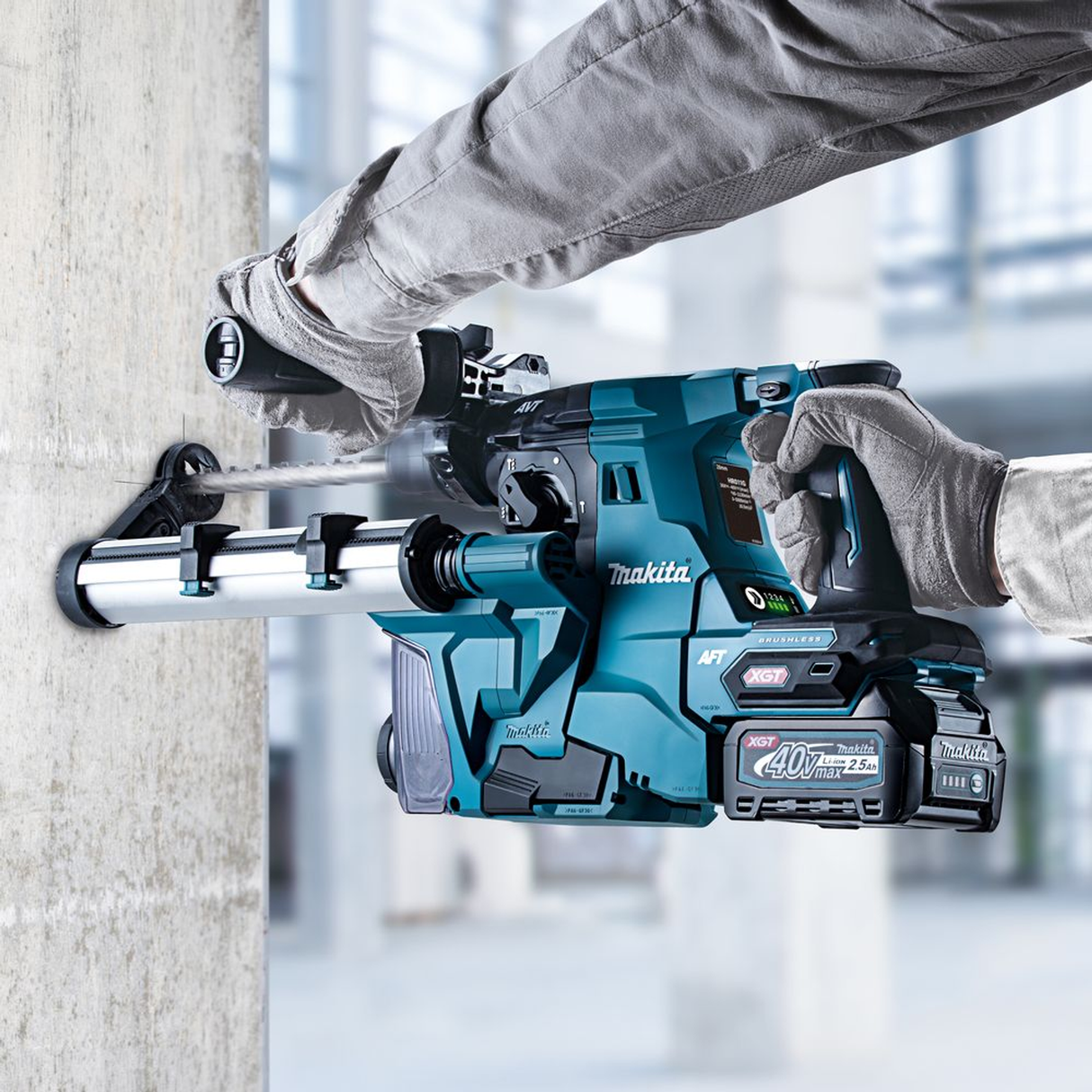 HR011GZ01 - Ciocan perforator Makita HR011GZ01 40V - Imaginea 23