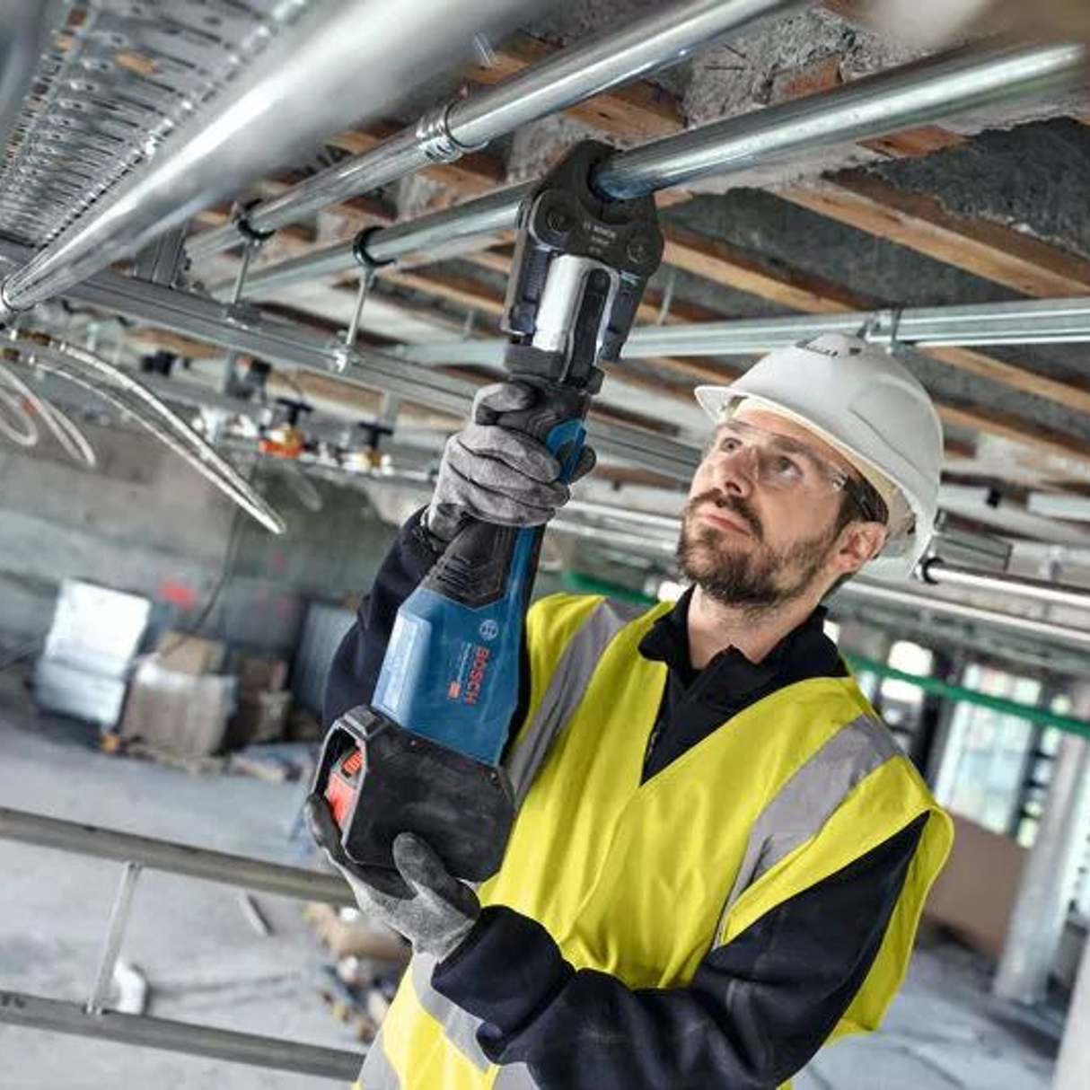 06019M2103 - Mașină de presat Bosch GPT 18V-32 Professional 18V - Imaginea 6