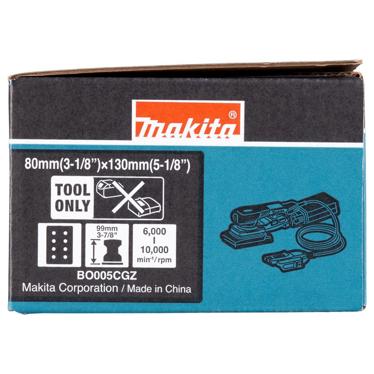 Levigatrice Orbitale Makita BO005CGZ 40V