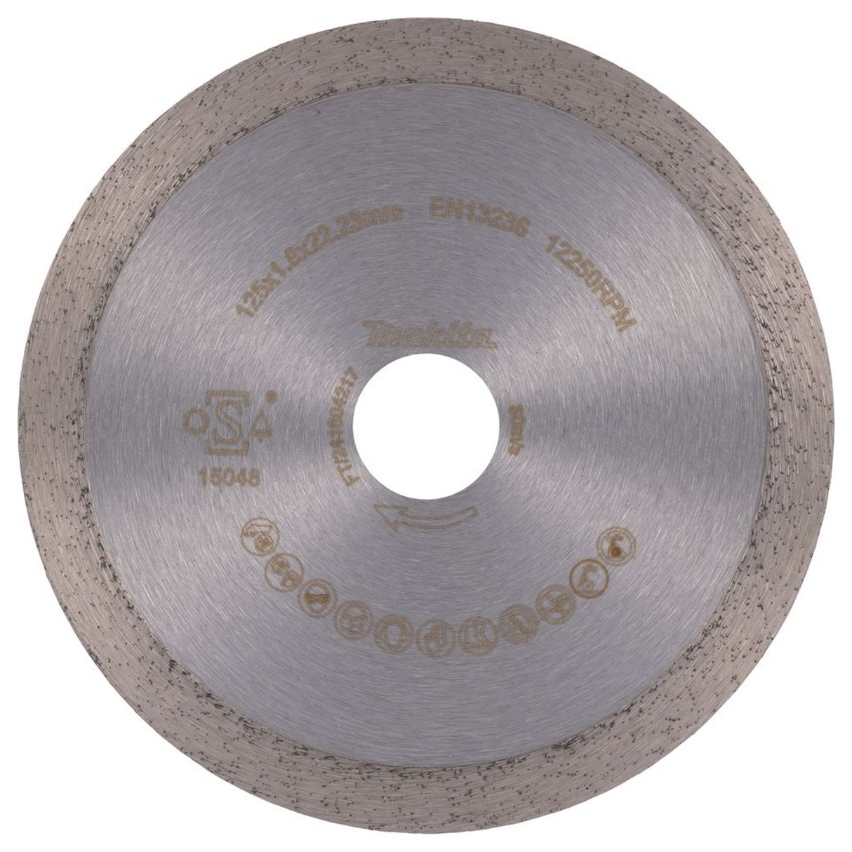 D-80226 - Disc diamantat Makita D-80226 125mm - Imaginea 3