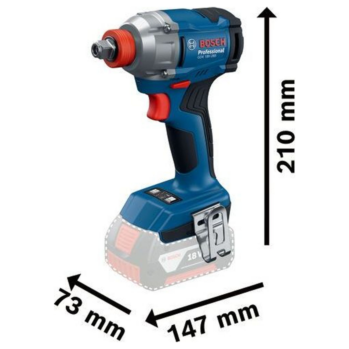 06019N2100 - Cheie de impact Bosch GDX 18V-285 PRO 18V - Imaginea 23