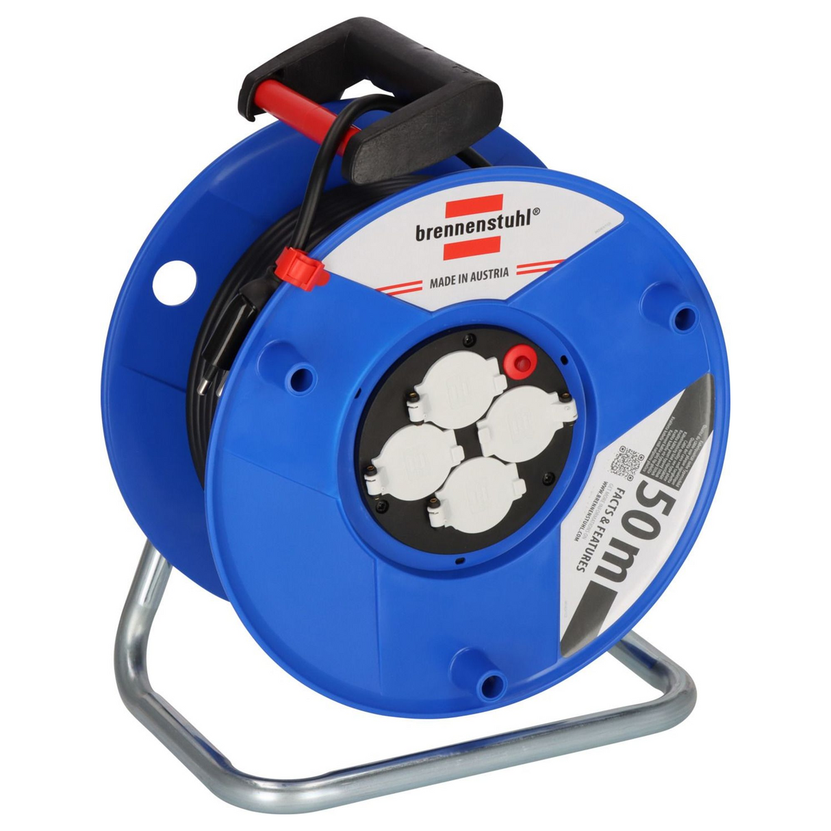 1208065 - Rolă de cablu Brennenstuhl Garant ST 290 50m H05VV-F 3G1.5