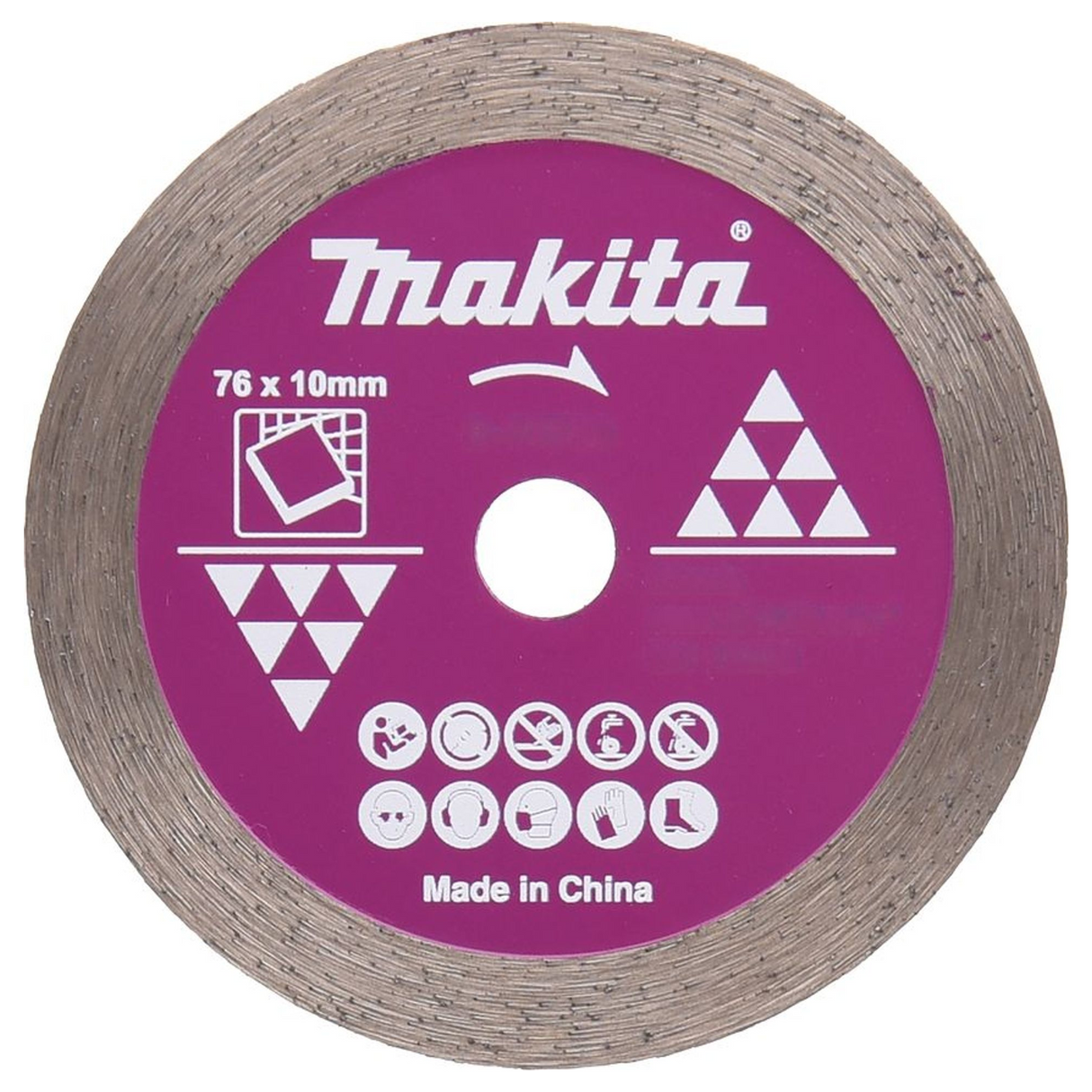 D-77263 - Disc diamantat Makita D-77263 pentru plăci de 76 mm - Imaginea 2