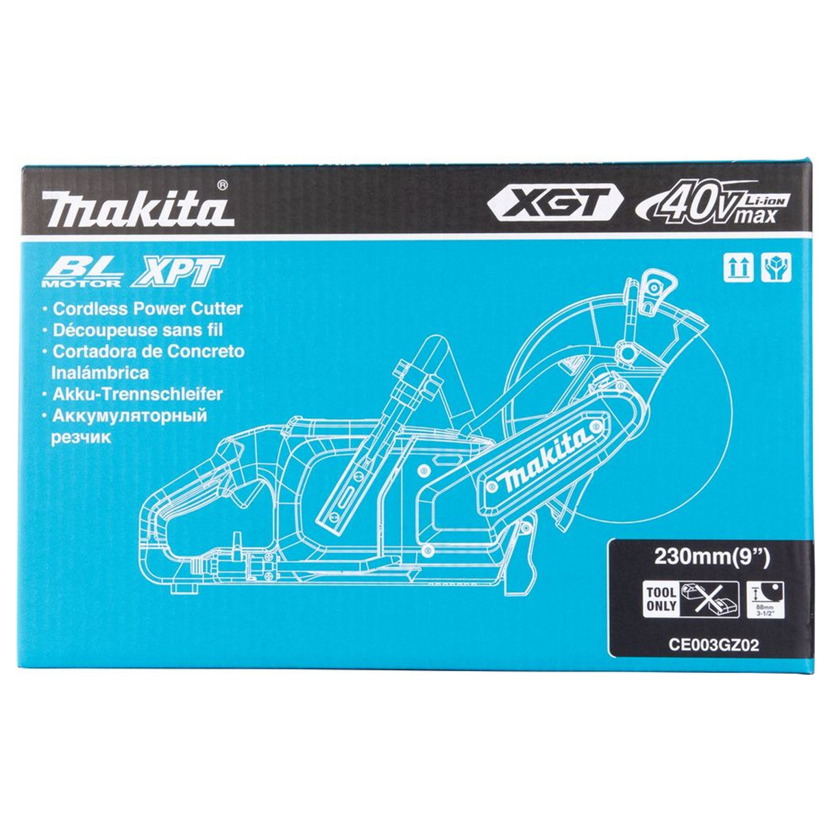 CE003GZ02 - Fierăstrău circular cu mitră Makita CE003GZ02 40V - Imaginea 20