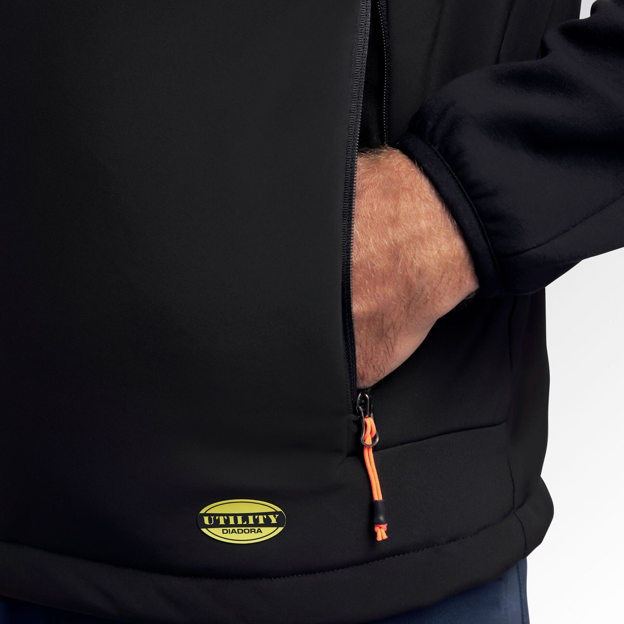 702.181812-C4725 - Vestă de lucru Diadora Vestă căptușită Oslo Hybrid Utility Negru/Albastru intens - Imaginea 7