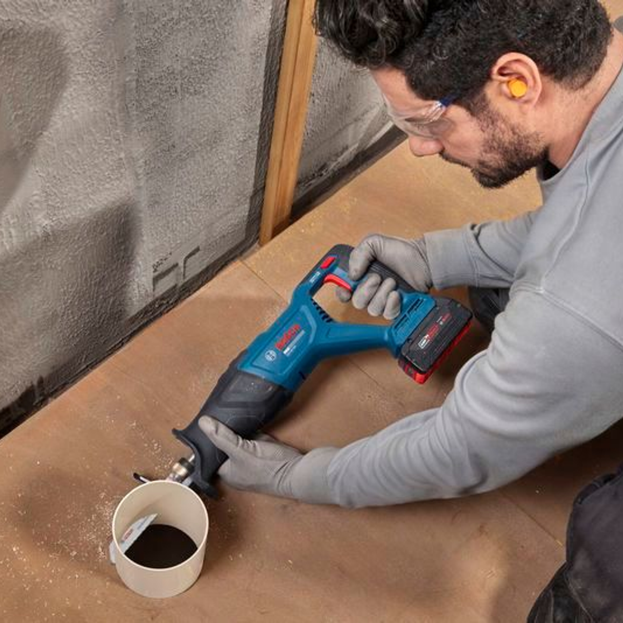 06016D1001 - Fierăstrău universal Bosch Profesional GSA18V-280 PRO 18V - Imaginea 22
