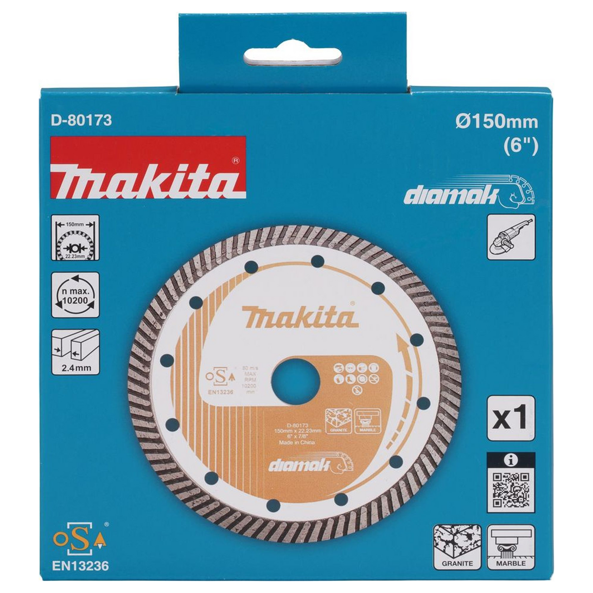 D-80173 - Disco Diamantato Makita D-80173 150mm - Immagine 4