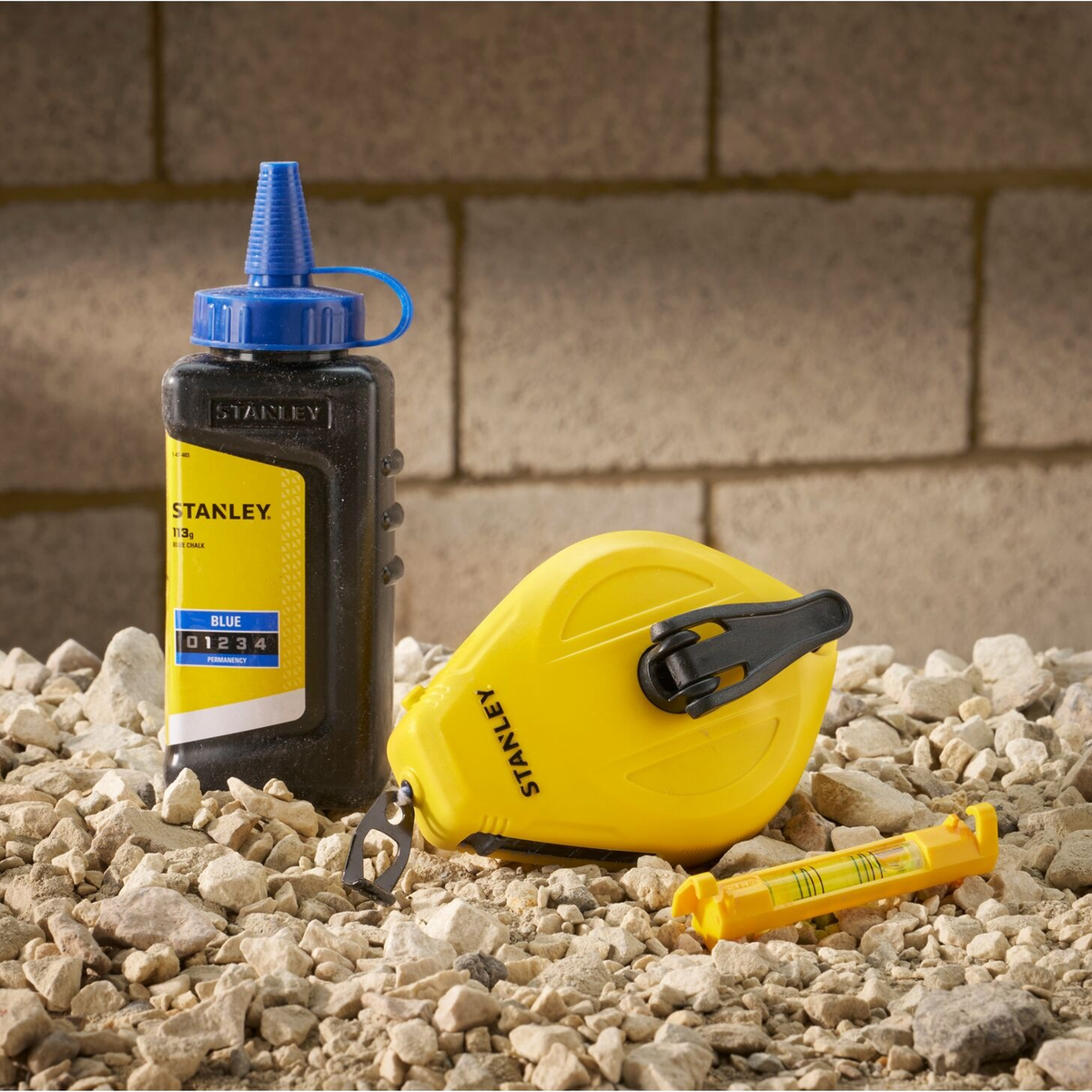 STHT47113-0 - Kit de trasare Stanley STHT47113-0 ABS 30m cu pulbere albastră și nivelă - Imaginea 6