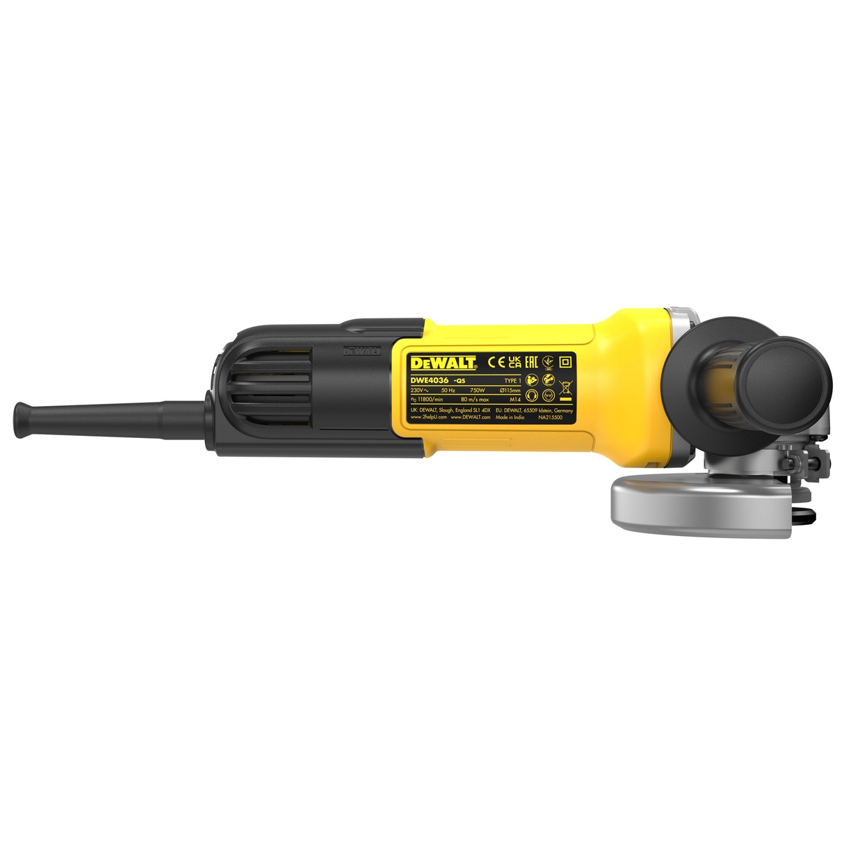 DWE4036-QS - Mașină de râșnit Dewalt DWE4036-QS 750W 115mm - Imaginea 4