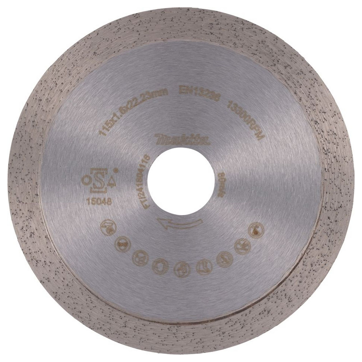 D-80210 - Disc diamantat Makita D-80210 Coroană continuă de 115 mm - Imaginea 3