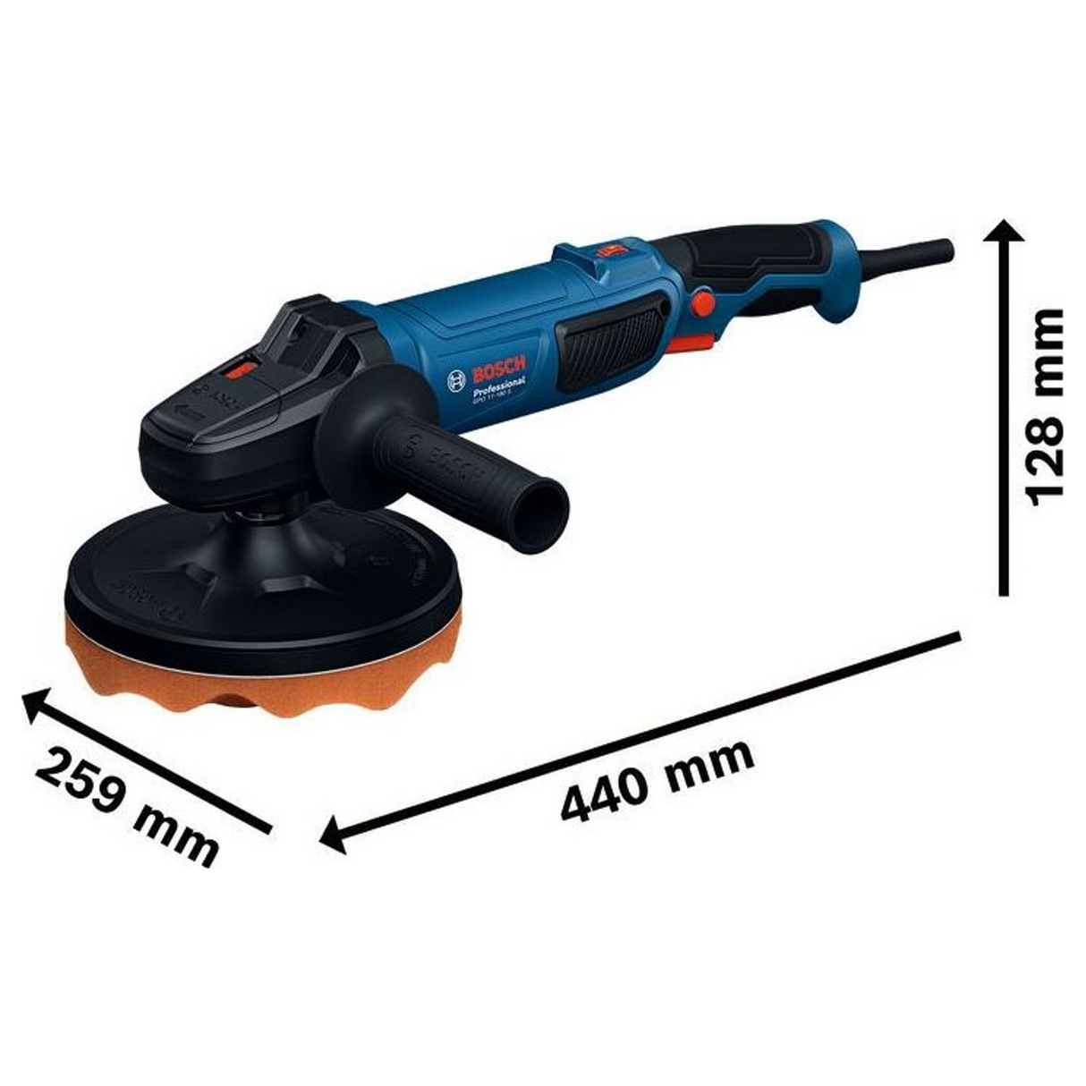 06013A2300 - Mașină de lustruit Bosch GPO 11-180 S PRO 1100W - Imaginea 20