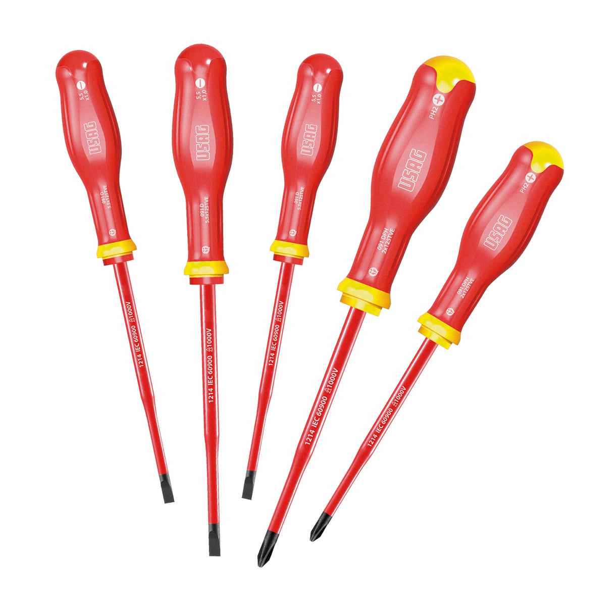 Set Cacciaviti Slim Usag 091 D/SH5