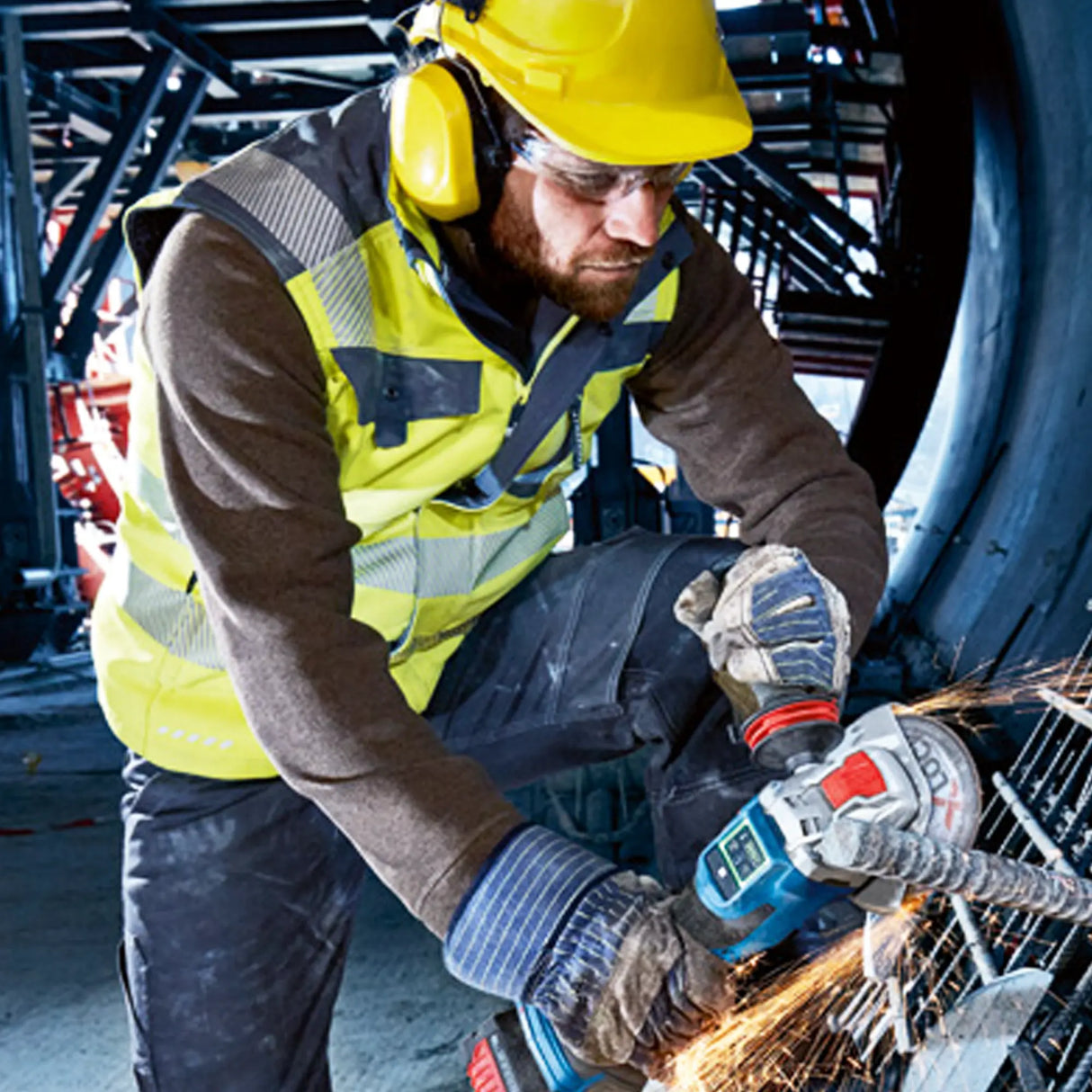 Smerigliatrice Bosch GWX 18V-15 SC