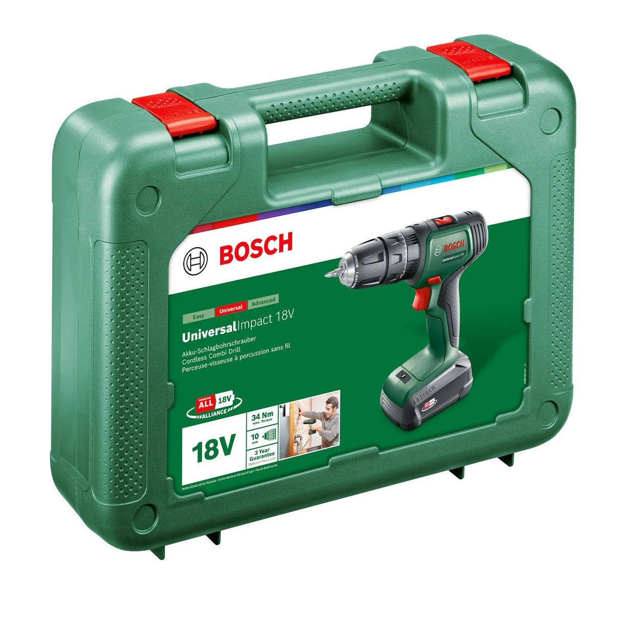 Trapano Battente Avvitatore Bosch Universal Impact 18V 1.5Ah