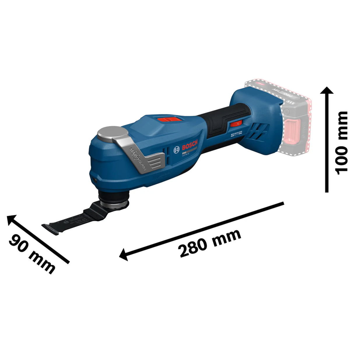 Utensile Multifunzione Bosch GOP18V-30 18V