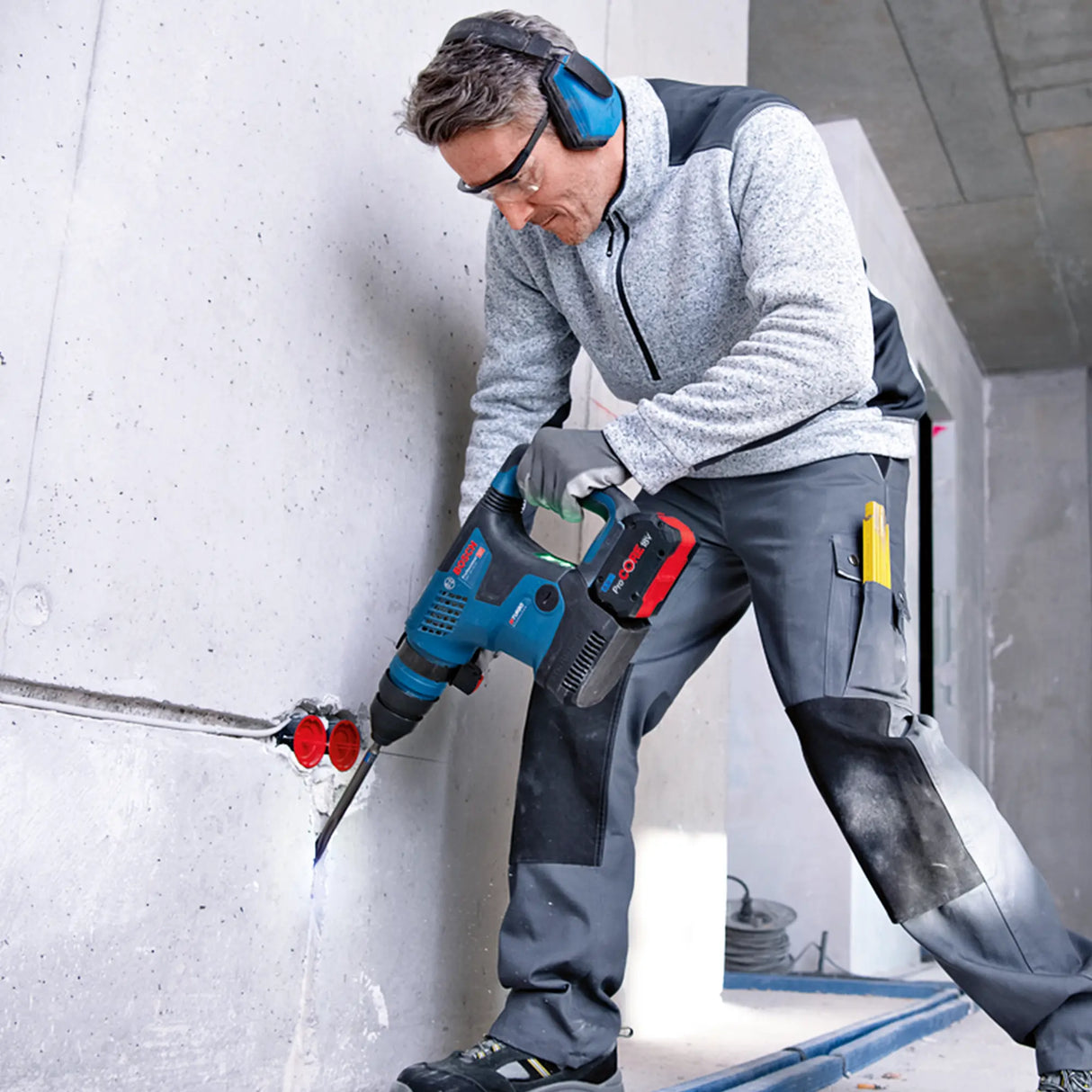 Martello a batteria Bosch GBH 18V-34 CF 8Ah