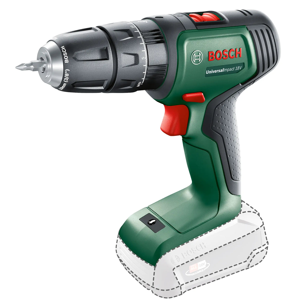 Trapano Battente Avvitatore Bosch Universal Impact 18V 1.5Ah