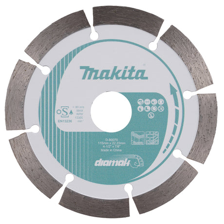 D-80070 - Disc diamantat segmentat Makita D-80070 115mm - Imaginea 2
