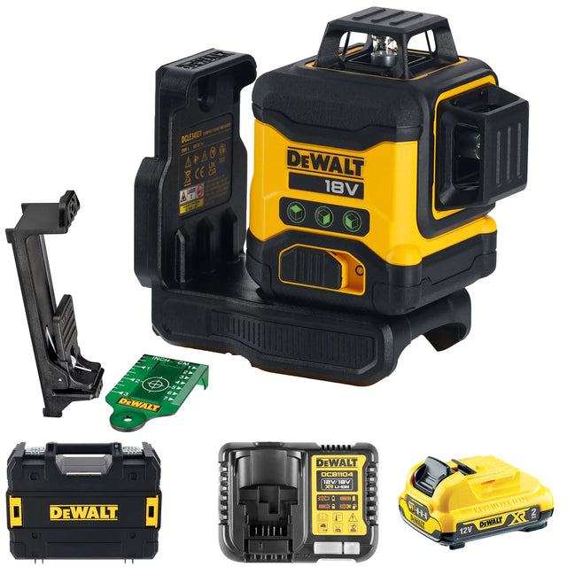 Livella Laser verde Dewalt DCLE34031D1-QW 18V 2Ah