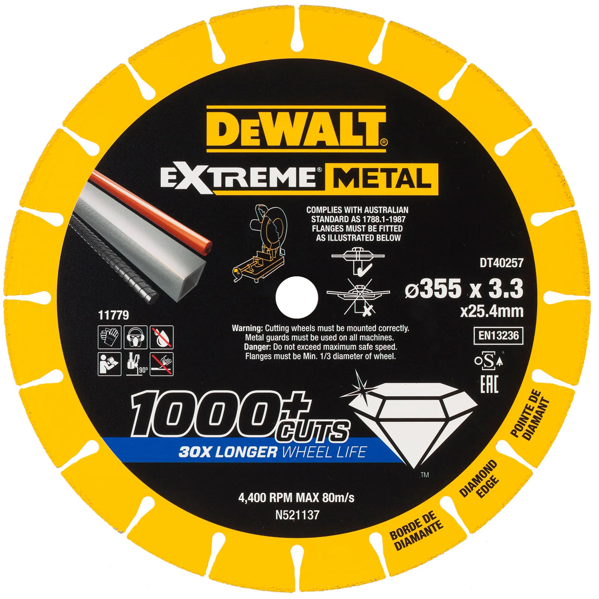 Disc de tăiere Dewalt DT40257-QZ