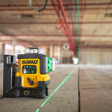 Trasor laser multilinie verde Dewalt DCLE14361GB-XJ