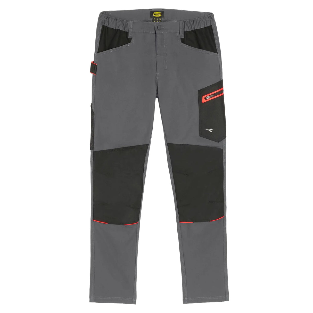 Pantalone Diadora Utility Pant Stretch Performance 2.0 Grigio Acciaio