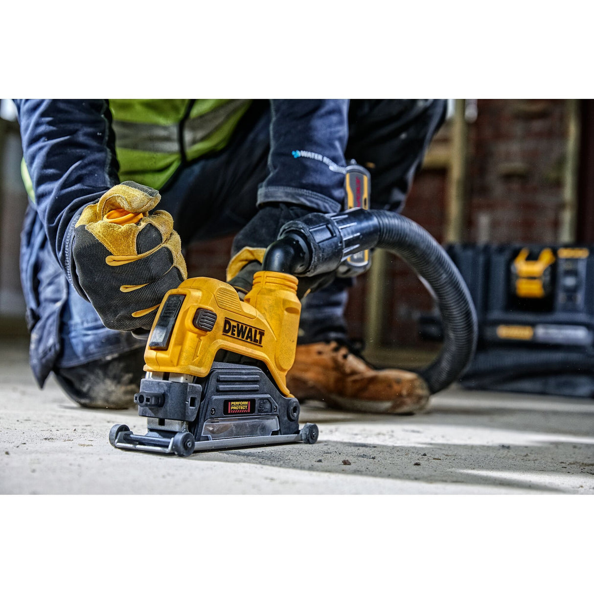 DWE46225-XJ - Protecție împotriva tăieturii Dewalt DWE46225-XJ pentru polizor de 125 mm - Imaginea 9