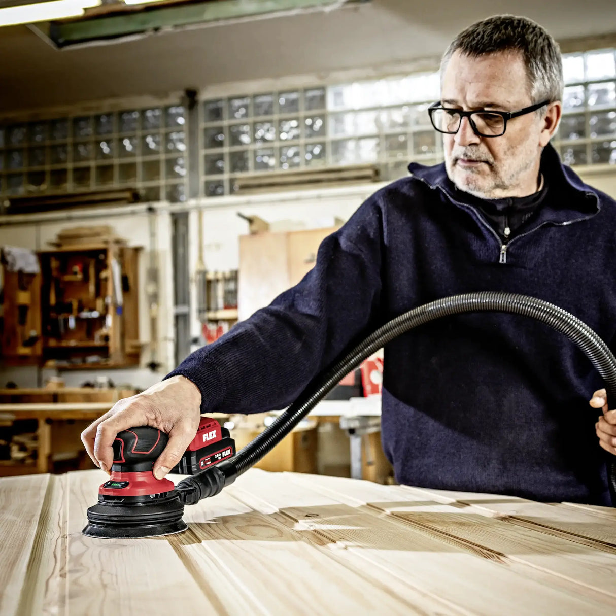 Levigatrice rotorbitale Flex ORE 2-125 18V EC C