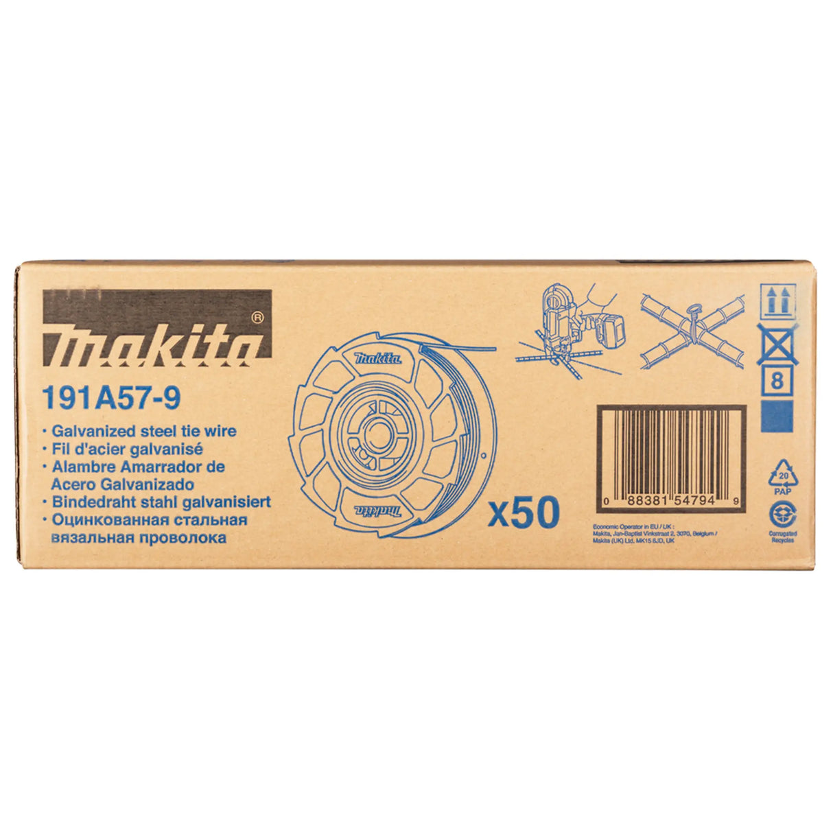 Filo per legature Makita 191A57-9 conf. 50pz