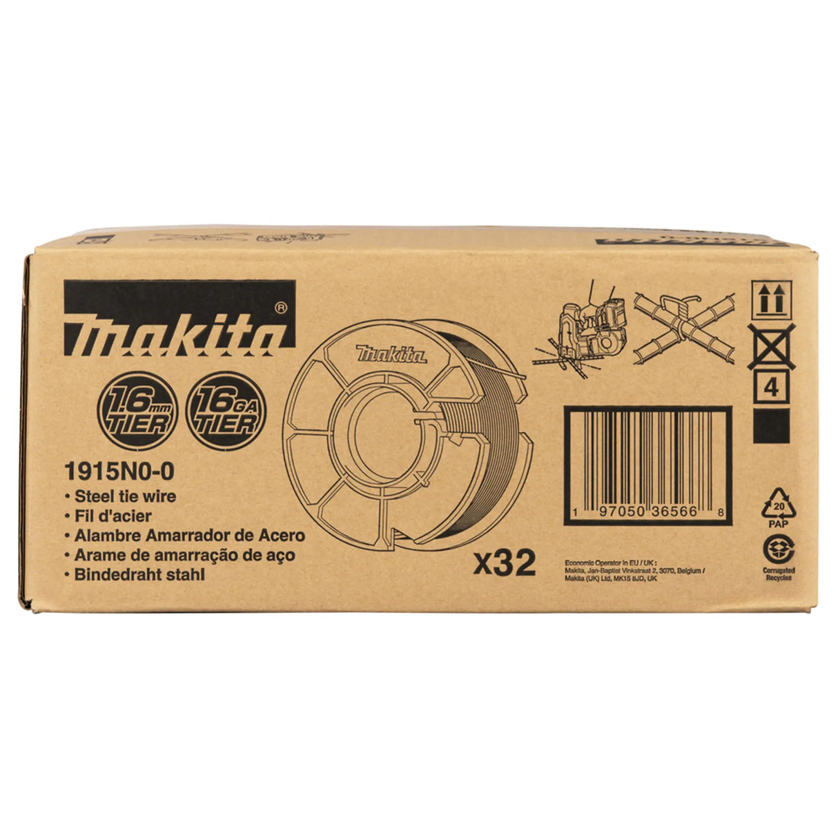 Filo metallico ricotto Makita 1915N0-0 conf. 32pz