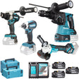 Set Makita DLX4192TJ 18V 5Ah