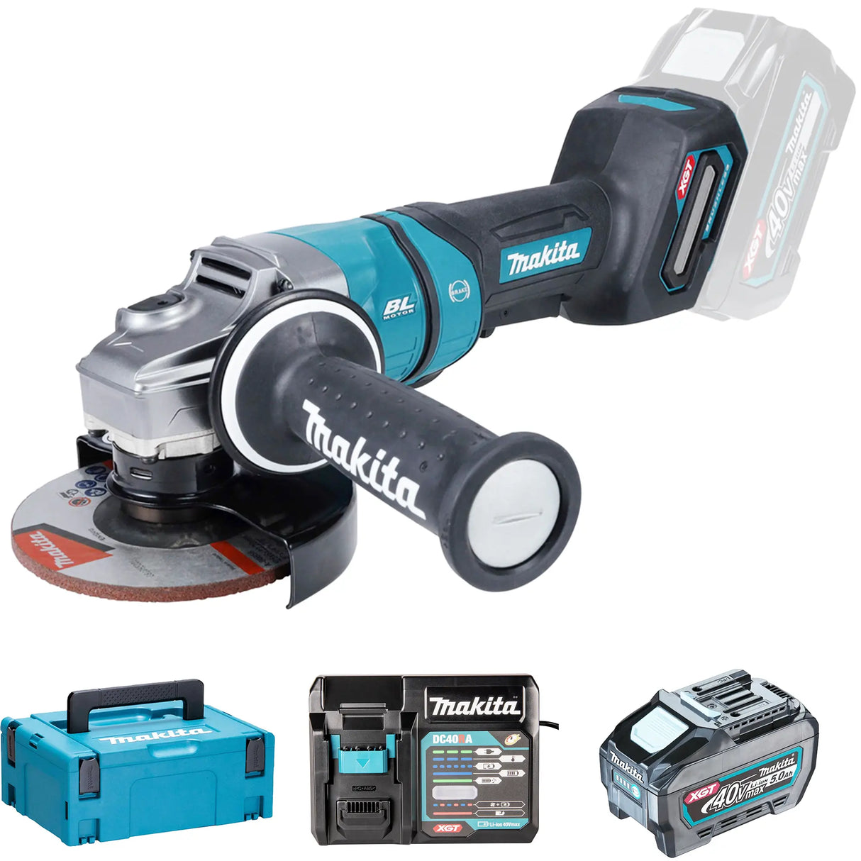 Smerigliatrice Makita GA050GT101 40V 5Ah